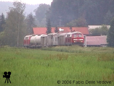 Unkrautvernichtungszug - Spritzfahrt