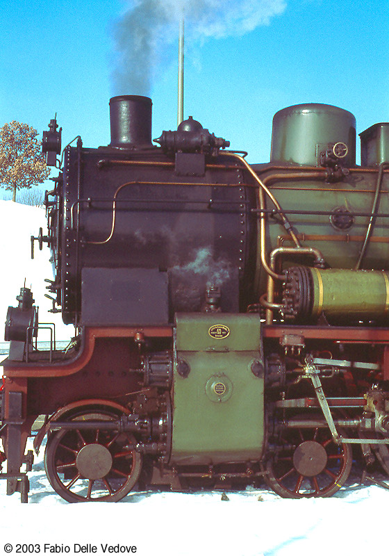 Fasziniernde Details der 38 3199 (Kempten, 15.02.2003).